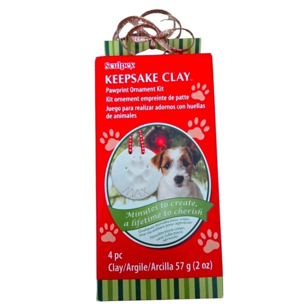 Sculpey Keepsake Clay Pawprint Ornament Kit